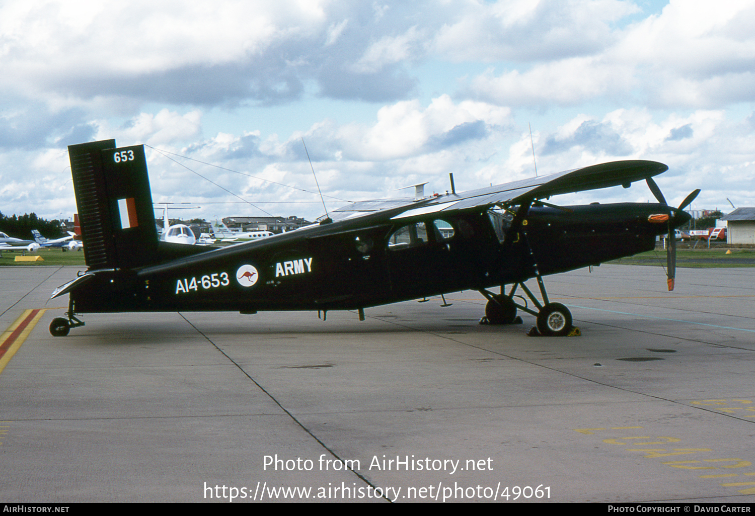 Aircraft Photo of A14-653 | Pilatus PC-6/B1-H2 Turbo Porter | Australia - Army | AirHistory.net #49061