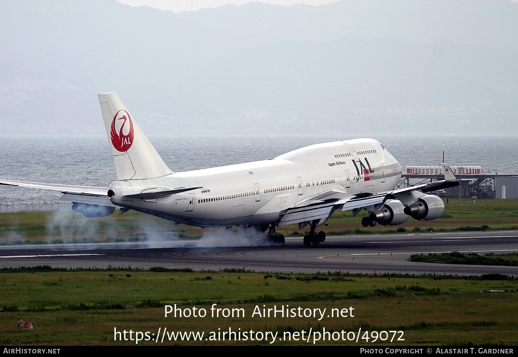 Aircraft Photo of JA8078 | Boeing 747-446 | Japan Airlines - JAL | AirHistory.net #49072