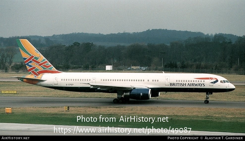 Aircraft Photo of G-CPEP | Boeing 757-2Y0 | British Airways | AirHistory.net #49087