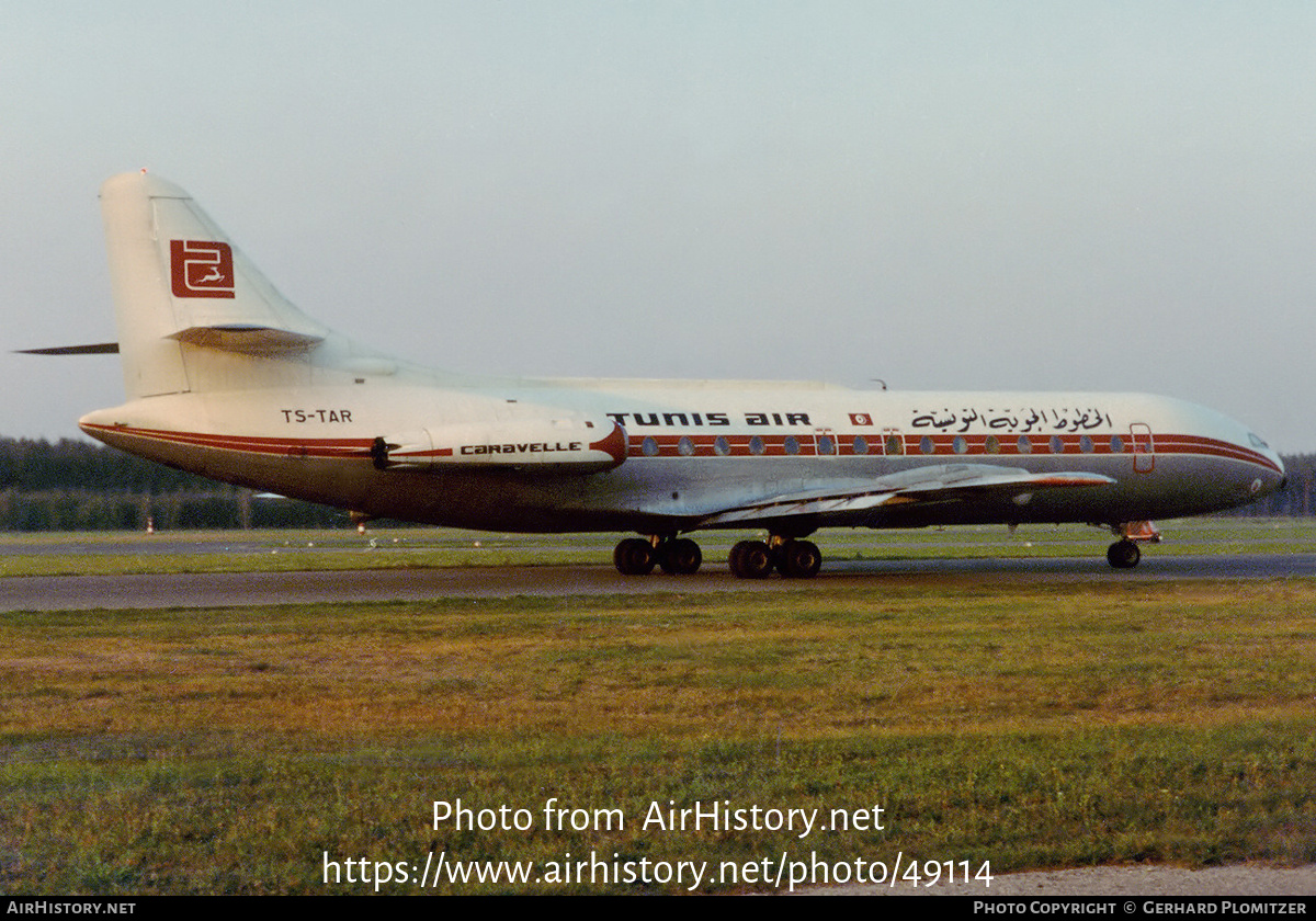 Aircraft Photo of TS-TAR | Sud SE-210 Caravelle III | Tunis Air | AirHistory.net #49114