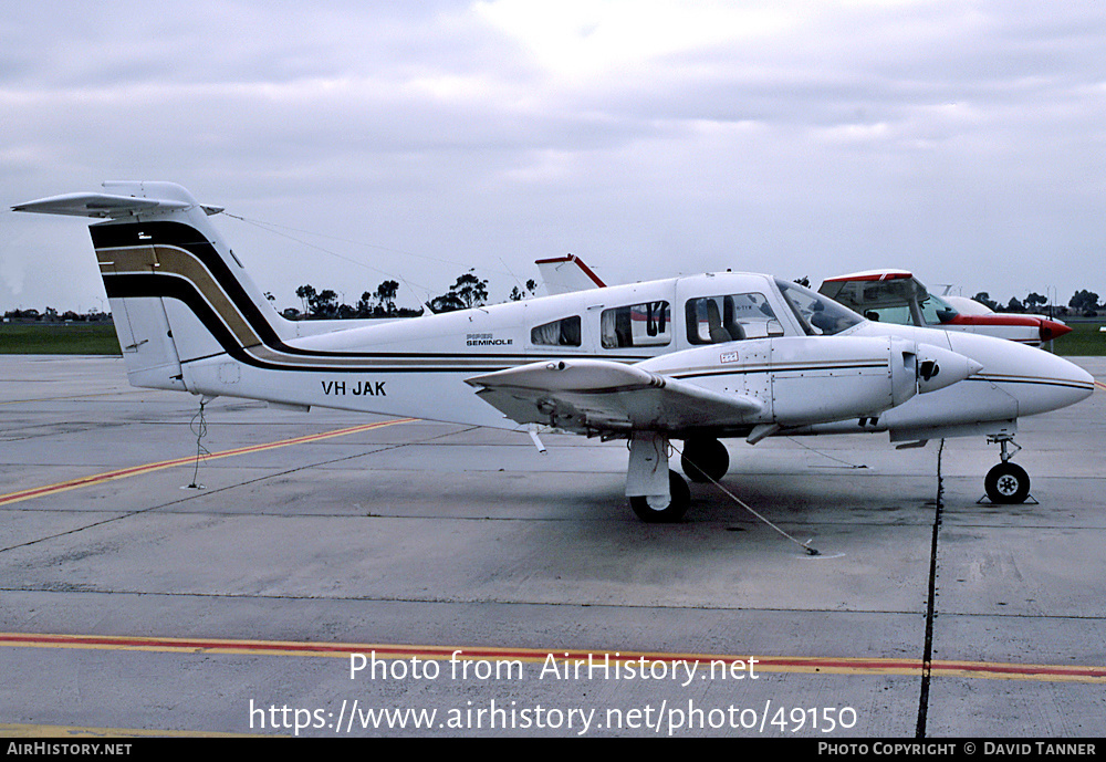 Aircraft Photo of VH-JAK | Piper PA-44-180 Seminole | AirHistory.net #49150