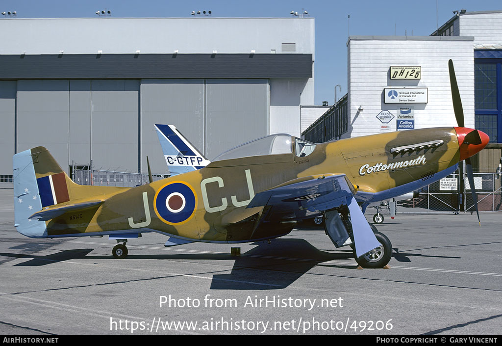 Aircraft Photo of N51JC | North American P-51D Mustang | AirHistory.net #49206