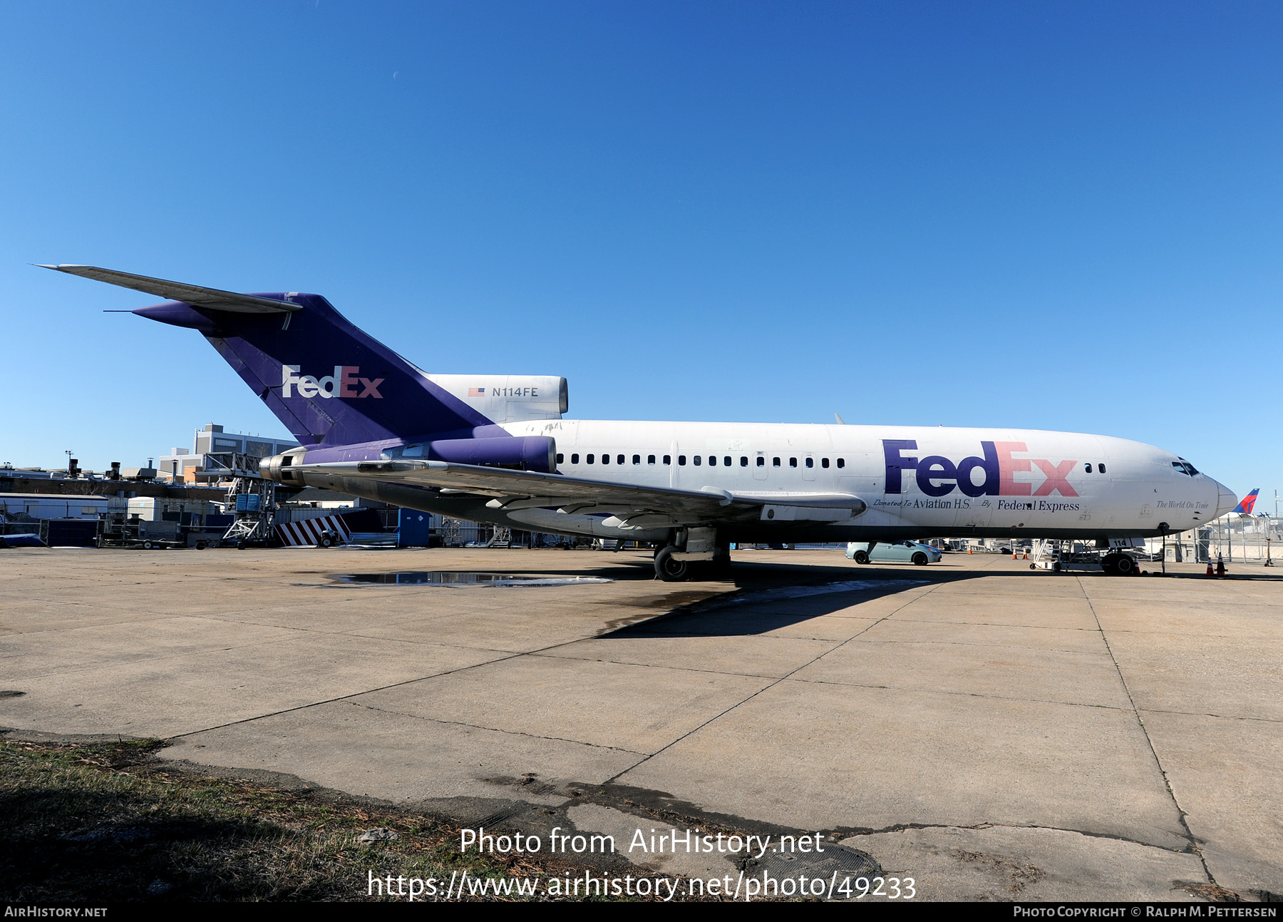 Aircraft Photo of N114FE | Boeing 727-24C | Fedex - Federal Express | AirHistory.net #49233