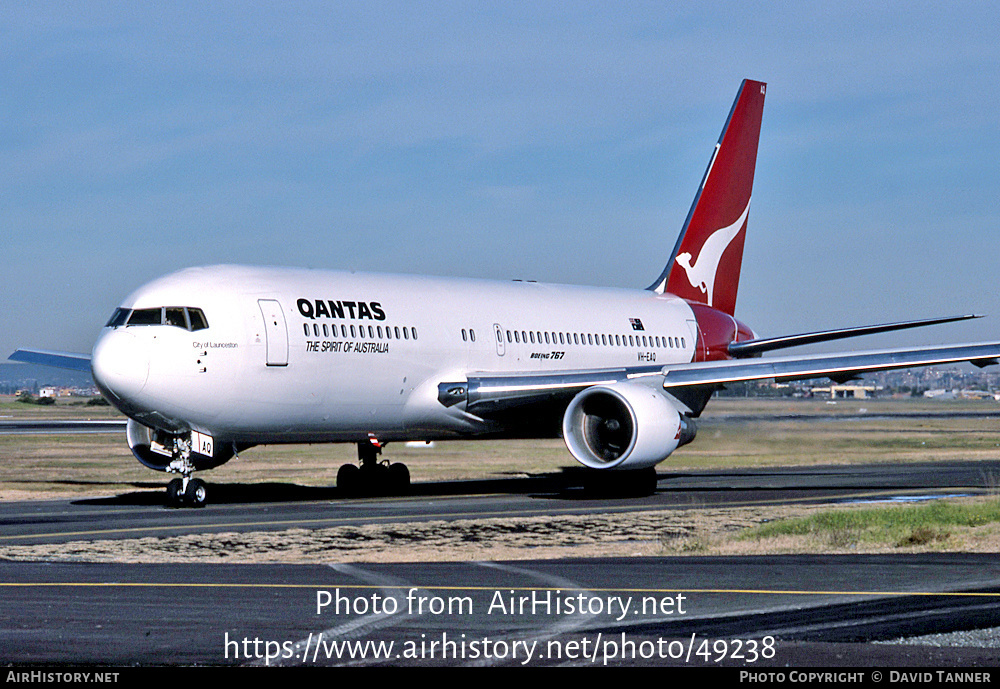 Aircraft Photo of VH-EAQ | Boeing 767-238/ER | Qantas | AirHistory.net #49238