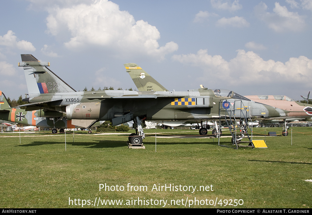 Aircraft Photo of XX955 | Sepecat Jaguar GR1A | UK - Air Force | AirHistory.net #49250