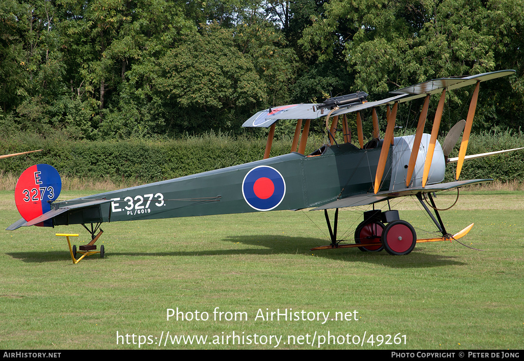 Aircraft Photo of G-ADEV / E3273 | Avro 504K | UK - Air Force | AirHistory.net #49261