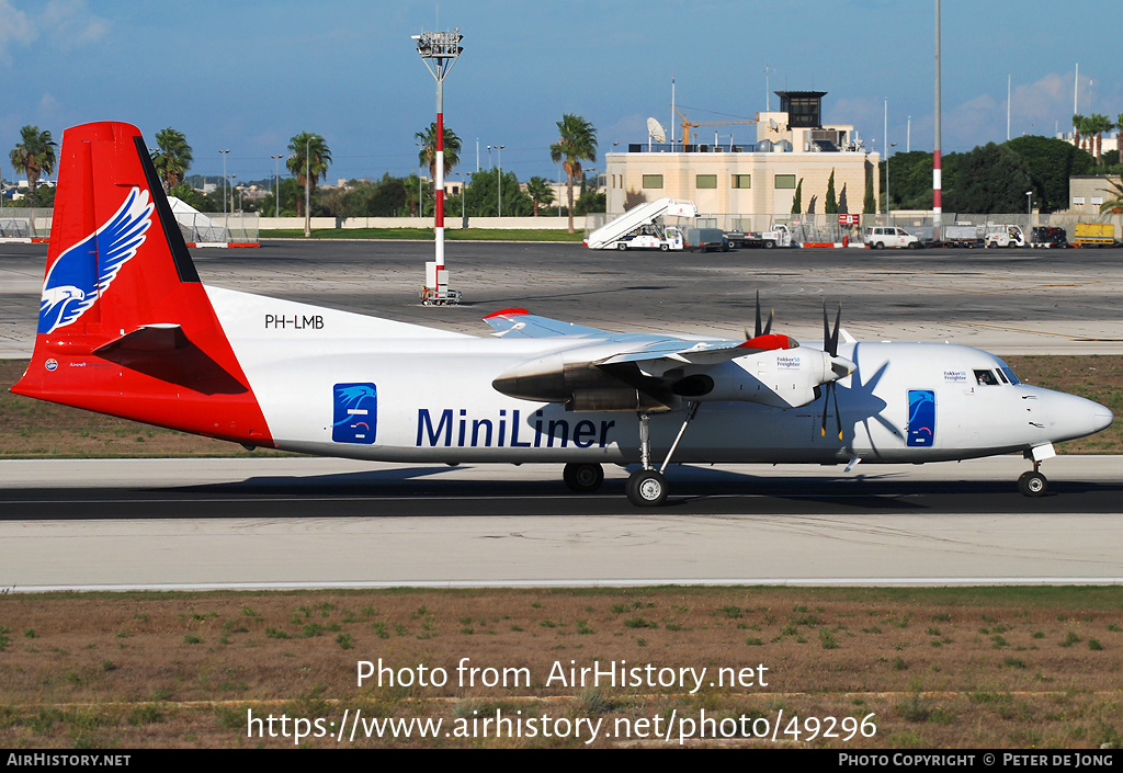 Aircraft Photo of PH-LMB | Fokker 50/F | MiniLiner | AirHistory.net #49296