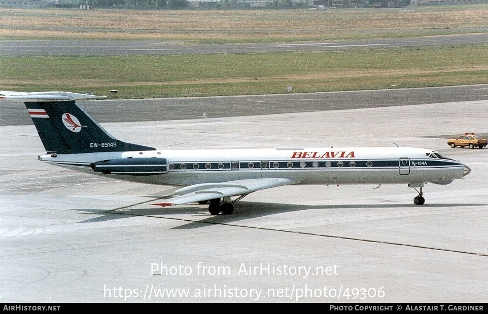 Aircraft Photo of EW-65149 | Tupolev Tu-134A-3 | Belavia | AirHistory.net #49306