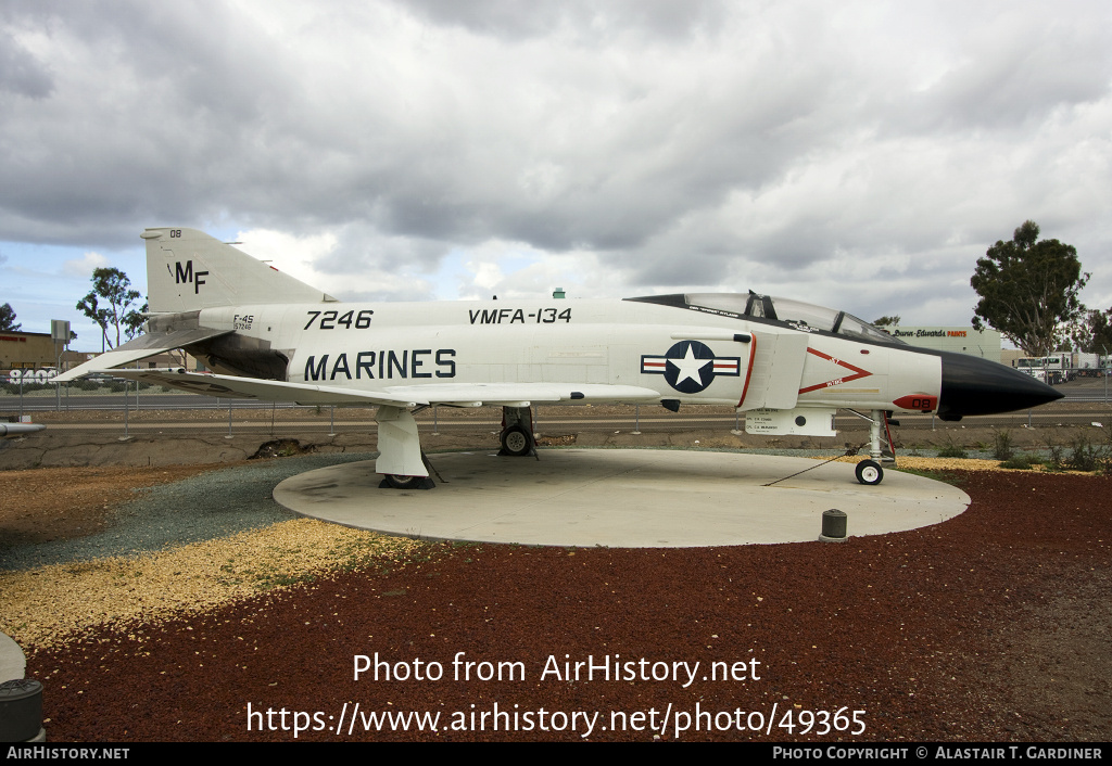 Aircraft Photo of 157246 | McDonnell Douglas F-4S Phantom II | USA - Marines | AirHistory.net #49365