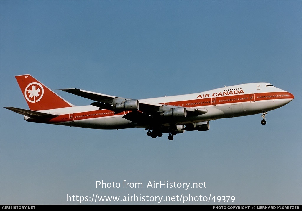 Aircraft Photo of C-FTOD | Boeing 747-133 | Air Canada | AirHistory.net #49379