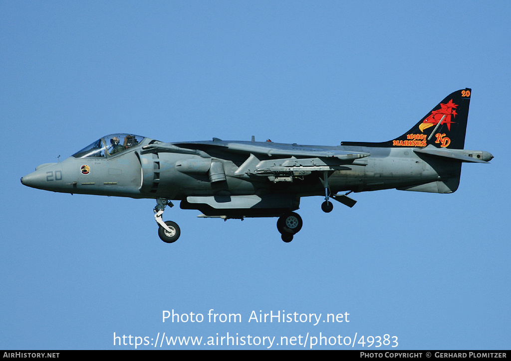 Aircraft Photo of 163867 | McDonnell Douglas AV-8B Harrier II | USA - Marines | AirHistory.net #49383