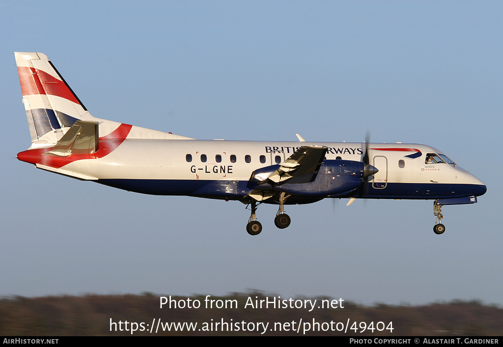 Aircraft Photo of G-LGNE | Saab 340B | British Airways | AirHistory.net #49404