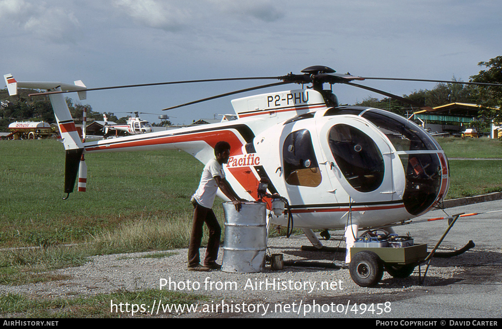 Aircraft Photo of P2-PHU | Hughes 500D (369D) | Pacific Helicopters | AirHistory.net #49458