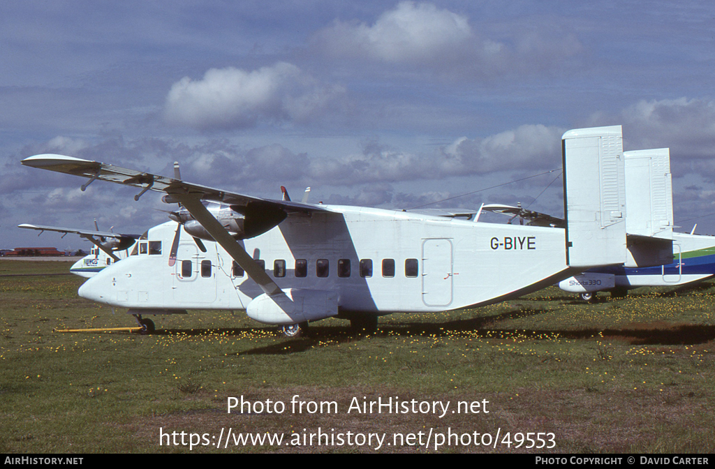 Aircraft Photo of G-BIYE | Short 330-100 | AirHistory.net #49553