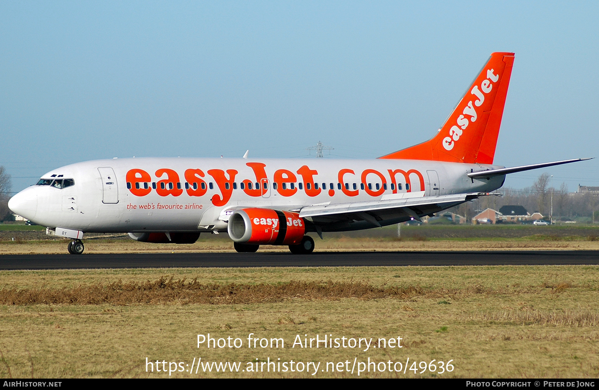 Aircraft Photo of G-IGOY | Boeing 737-36N | EasyJet | AirHistory.net #49636