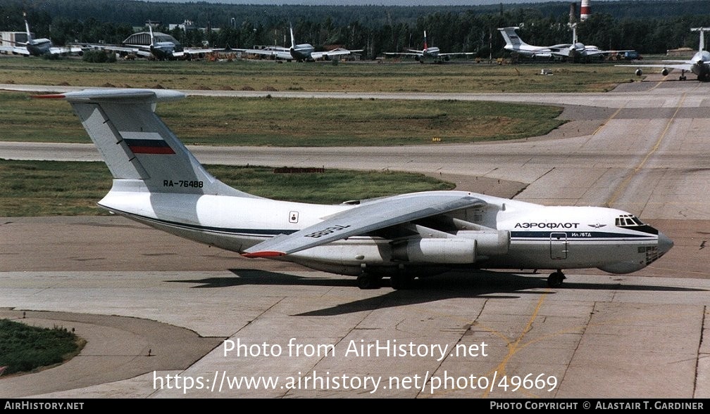 Aircraft Photo of RA-76488 | Ilyushin Il-76TD | Aeroflot | AirHistory.net #49669