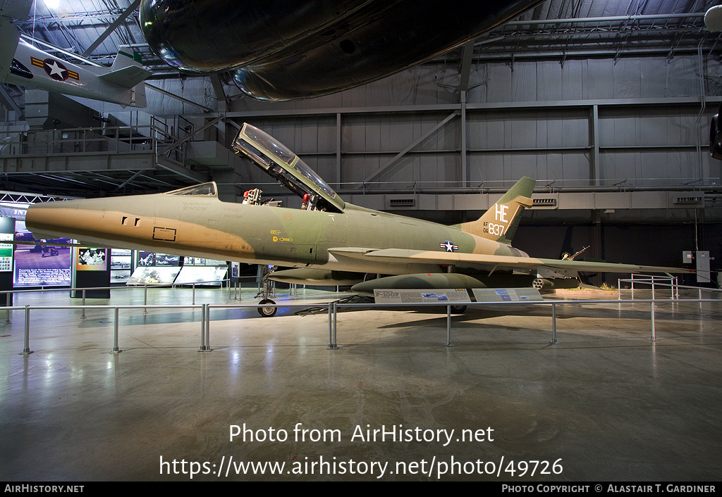 Aircraft Photo of 56-3837 / AF06-837 | North American F-100F Super Sabre | USA - Air Force | AirHistory.net #49726