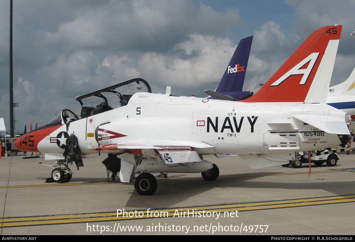 Aircraft Photo of 165488 | Boeing T-45C Goshawk | USA - Navy | AirHistory.net #49757