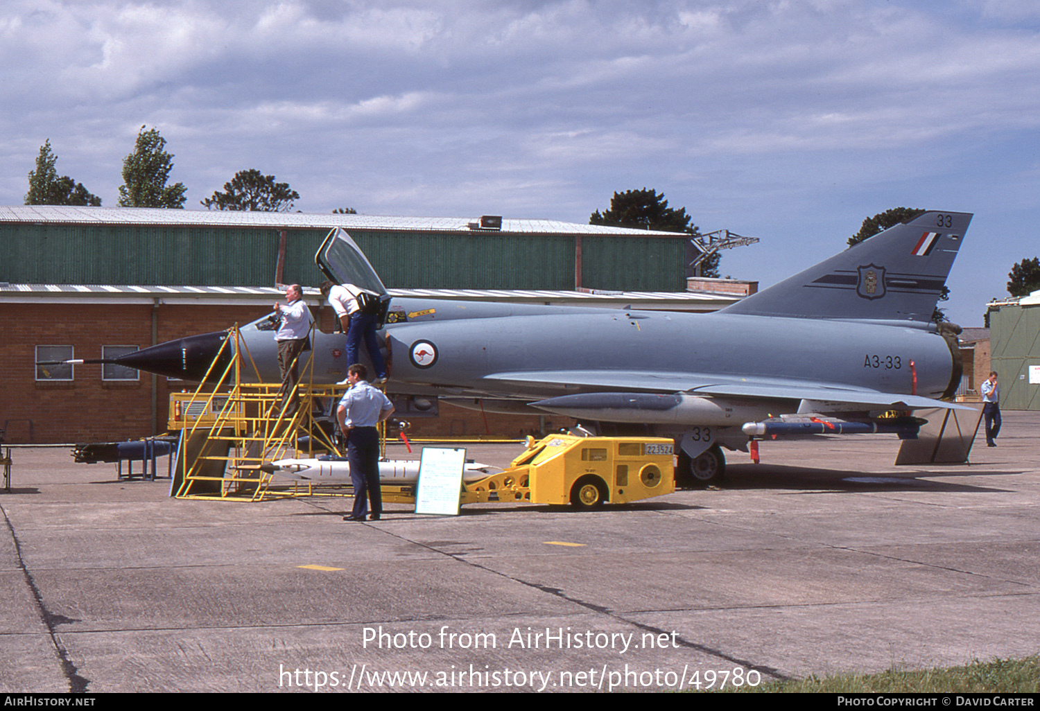 Aircraft Photo of A3-33 | Dassault Mirage IIIO(F/A) | Australia - Air Force | AirHistory.net #49780