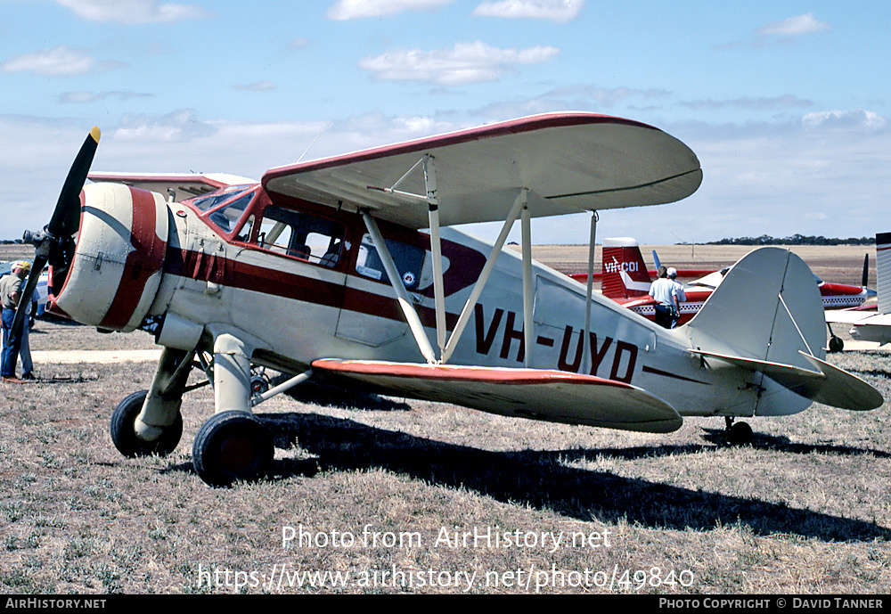 Aircraft Photo of VH-UYD | Waco YKS-6 | AirHistory.net #49840