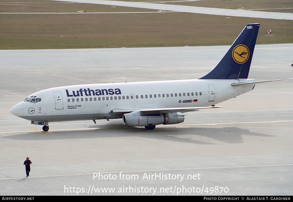 Aircraft Photo of D-ABMD | Boeing 737-230/Adv | Lufthansa | AirHistory.net #49870