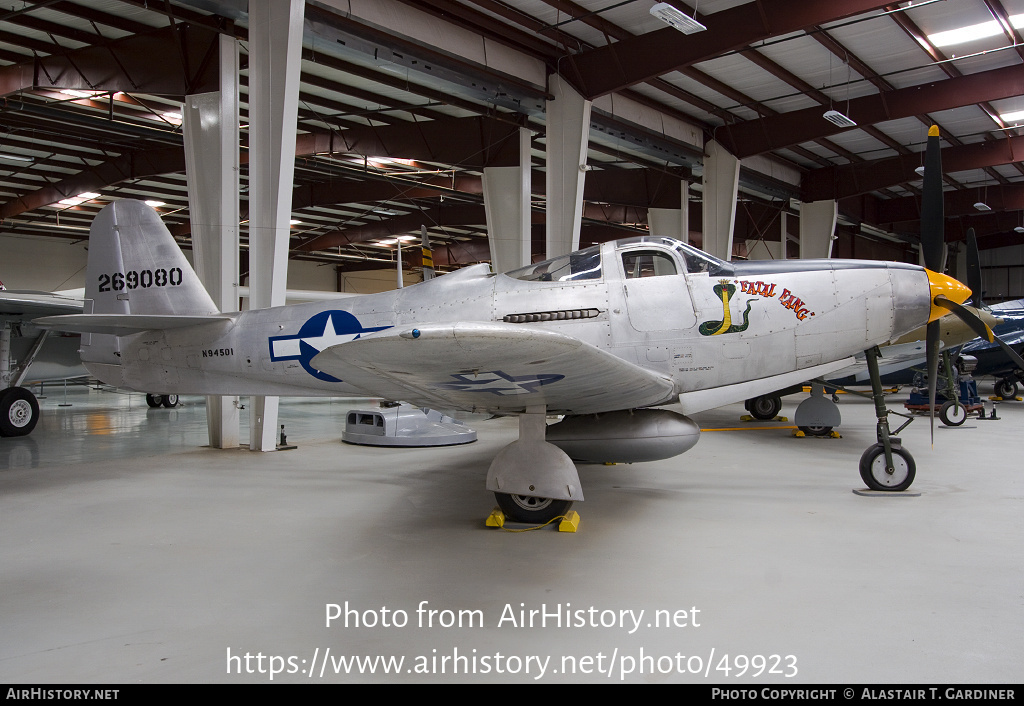 Aircraft Photo of N94501 / 269080 | Bell P-63A Kingcobra | USA - Air Force | AirHistory.net #49923