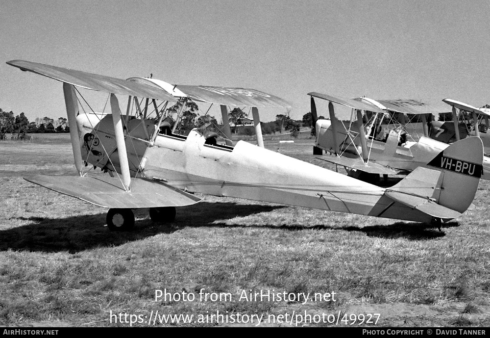 Aircraft Photo of VH-BPU | De Havilland D.H. 82A Tiger Moth | AirHistory.net #49927