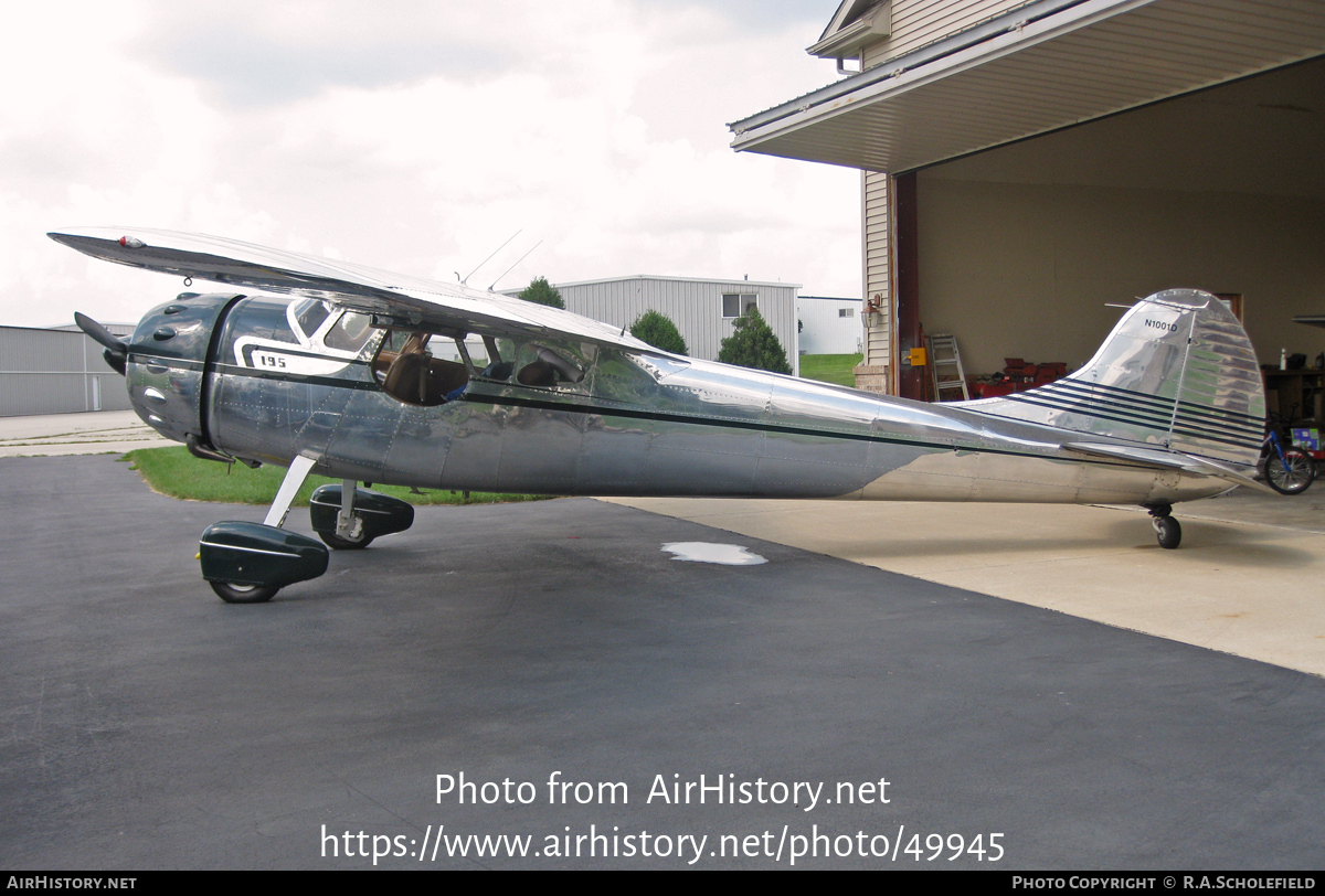 Aircraft Photo of N1001D | Cessna 195A | AirHistory.net #49945