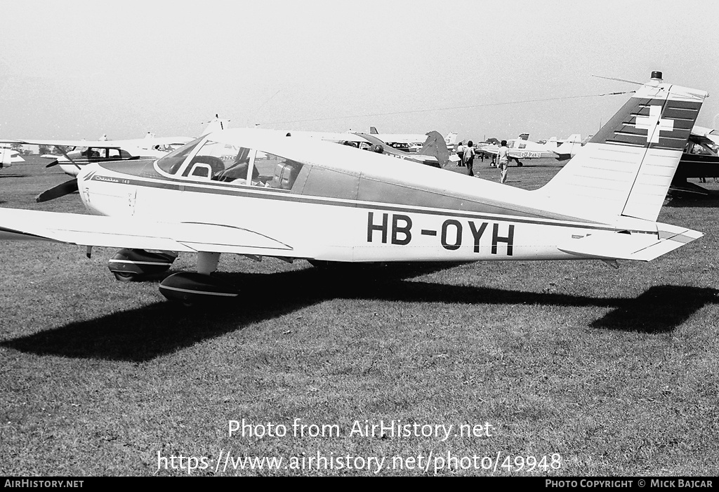 Aircraft Photo of HB-OYH | Piper PA-28-140 Cherokee | AirHistory.net #49948