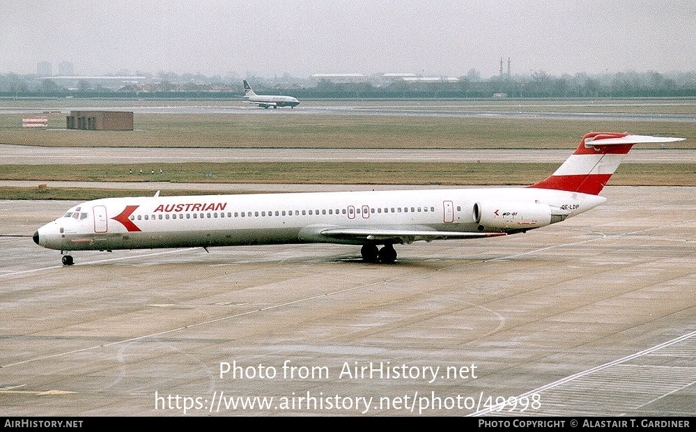 Aircraft Photo of OE-LDP | McDonnell Douglas MD-81 (DC-9-81) | Austrian Airlines | AirHistory.net #49998