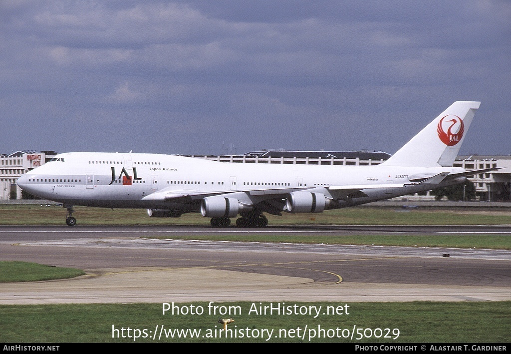 Aircraft Photo of JA8077 | Boeing 747-446 | Japan Airlines - JAL | AirHistory.net #50029