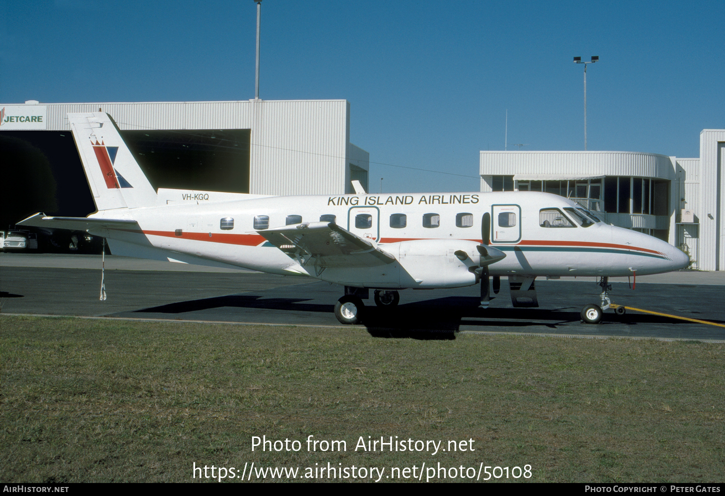 Aircraft Photo of VH-KGQ | Embraer EMB-110P1 Bandeirante | King Island Airlines | AirHistory.net #50108