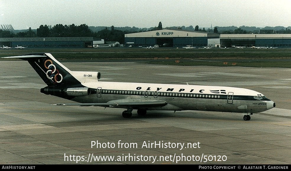 Aircraft Photo of SX-CBE | Boeing 727-284 | Olympic | AirHistory.net #50120