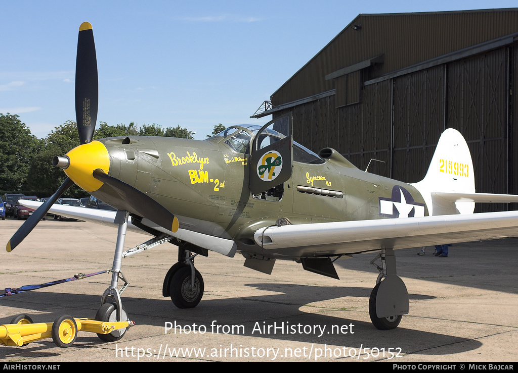 Aircraft Photo of G-CEJU / 42-19993 | Bell P-39Q Airacobra | AirHistory.net #50152