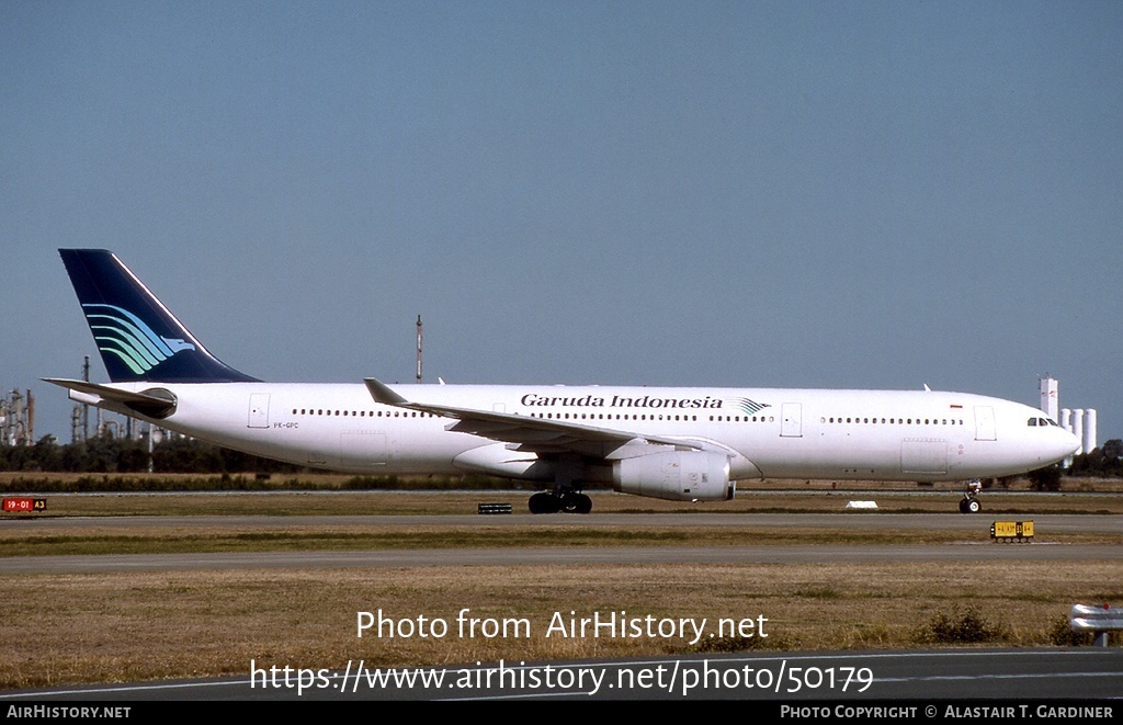 Aircraft Photo of PK-GPC | Airbus A330-341 | Garuda Indonesia | AirHistory.net #50179