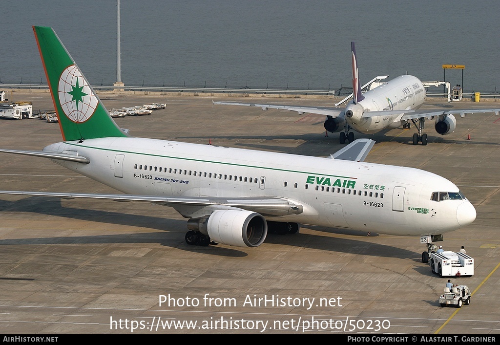 Aircraft Photo of B-16623 | Boeing 767-25E | EVA Air | AirHistory.net #50230