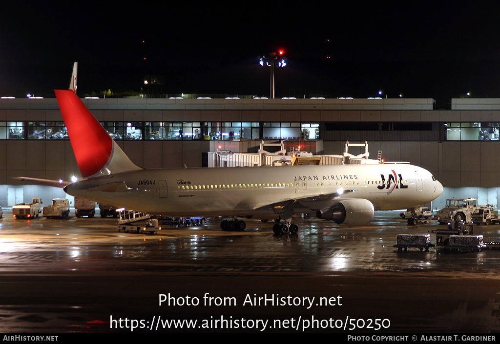 Aircraft Photo of JA604J | Boeing 767-346/ER | Japan Airlines - JAL | AirHistory.net #50250