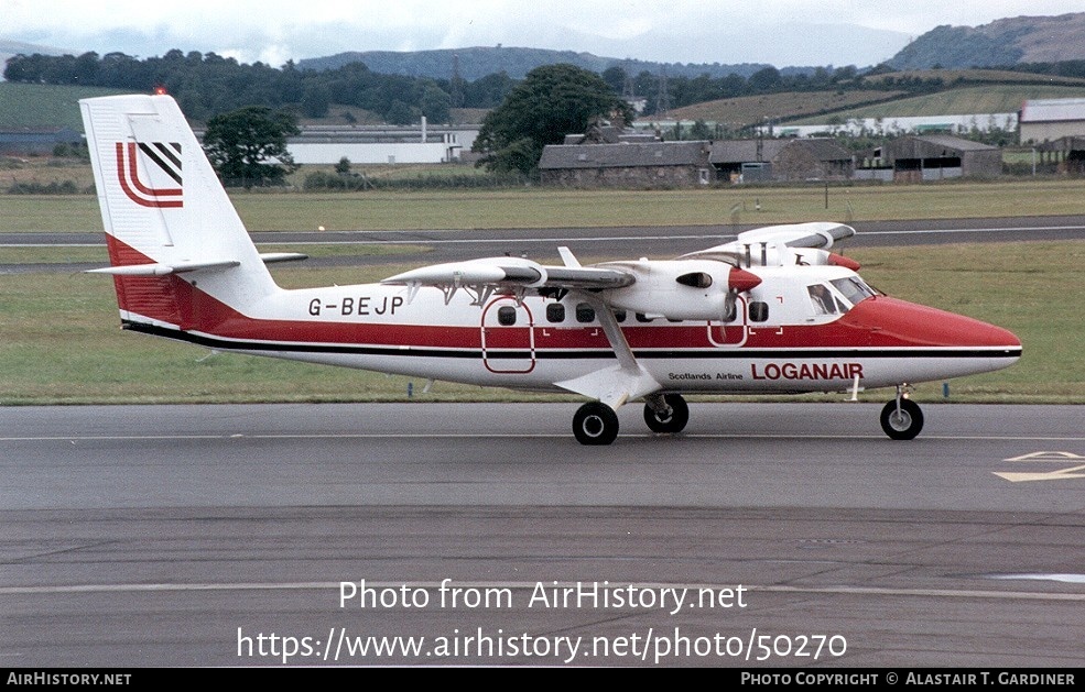 Aircraft Photo of G-BEJP | De Havilland Canada DHC-6-310 Twin Otter | Loganair | AirHistory.net #50270