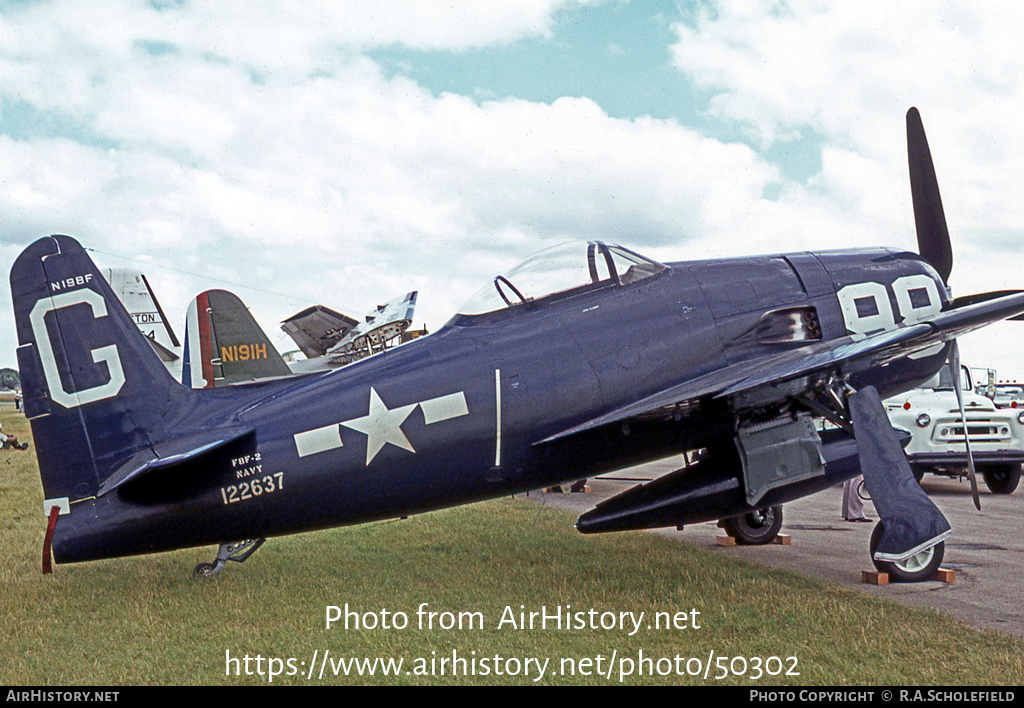 Aircraft Photo of N198F | Grumman F8F-2 Bearcat | AirHistory.net #50302