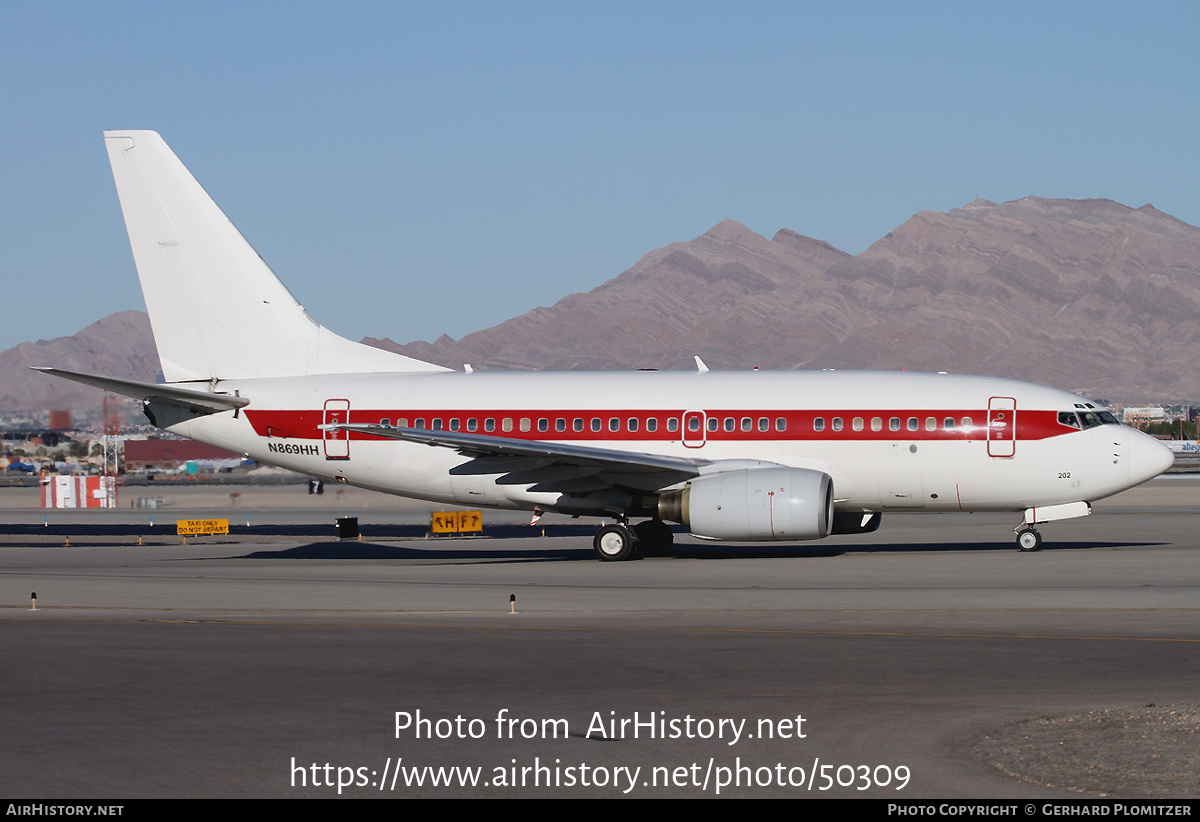 Aircraft Photo of N869HH | Boeing 737-66N | AirHistory.net #50309