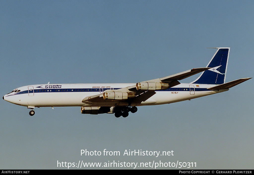 Aircraft Photo of HC-BLY | Boeing 707-373C | SAETA | AirHistory.net #50311