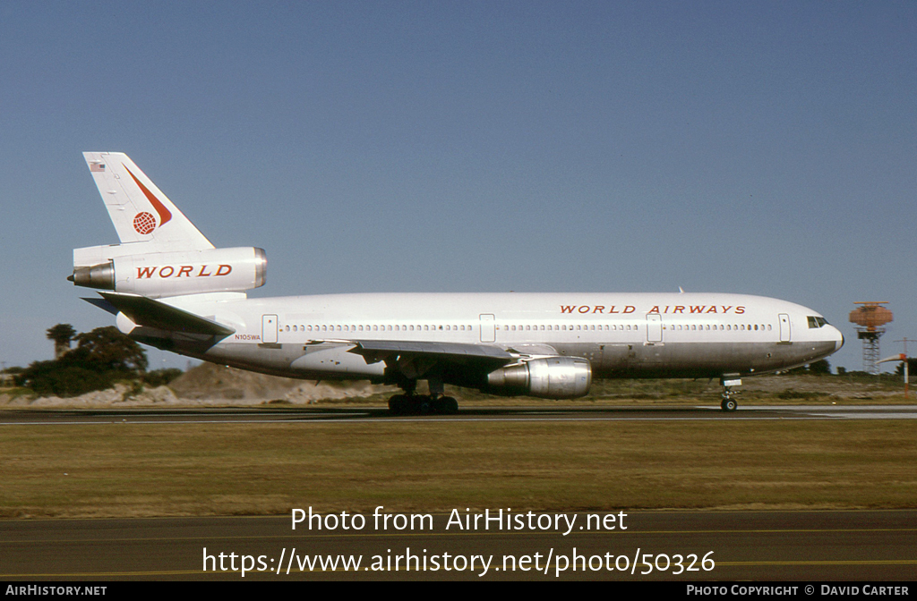 Aircraft Photo of N105WA | McDonnell Douglas DC-10-30CF | World Airways | AirHistory.net #50326