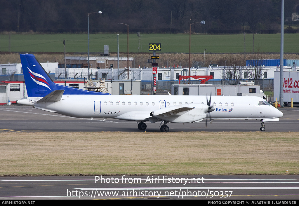 Aircraft Photo of G-CERZ | Saab 2000 | Eastern Airways | AirHistory.net #50357