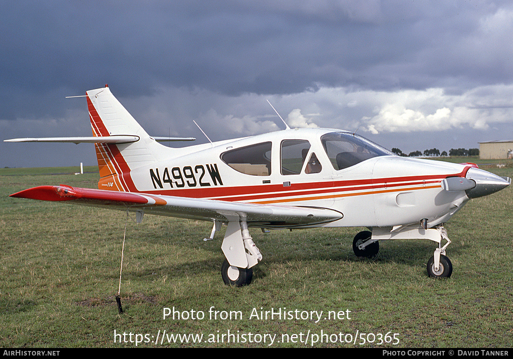 Aircraft Photo of N4992W | Rockwell Commander 114 | AirHistory.net #50365