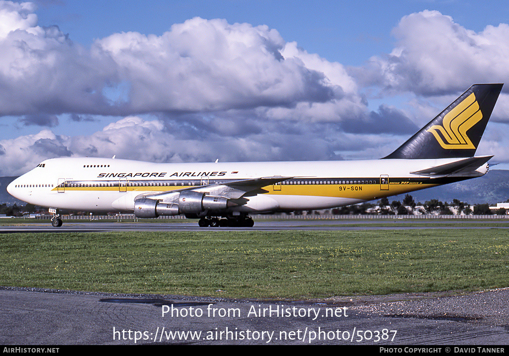 Aircraft Photo of 9V-SQN | Boeing 747-212B | Singapore Airlines | AirHistory.net #50387