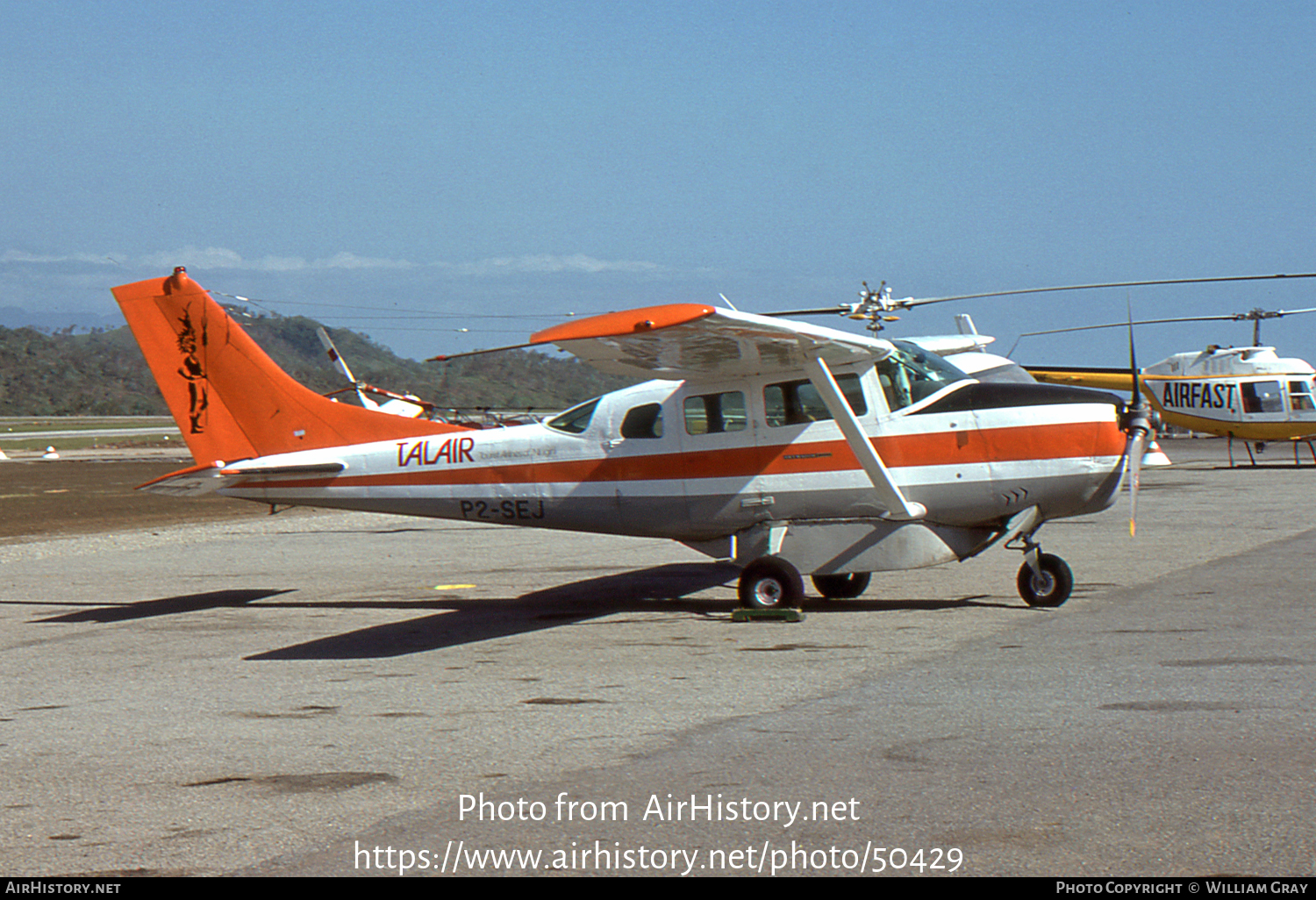 Aircraft Photo of P2-SEJ | Cessna U206C Super Skywagon | Talair - Tourist Airline of Niugini | AirHistory.net #50429