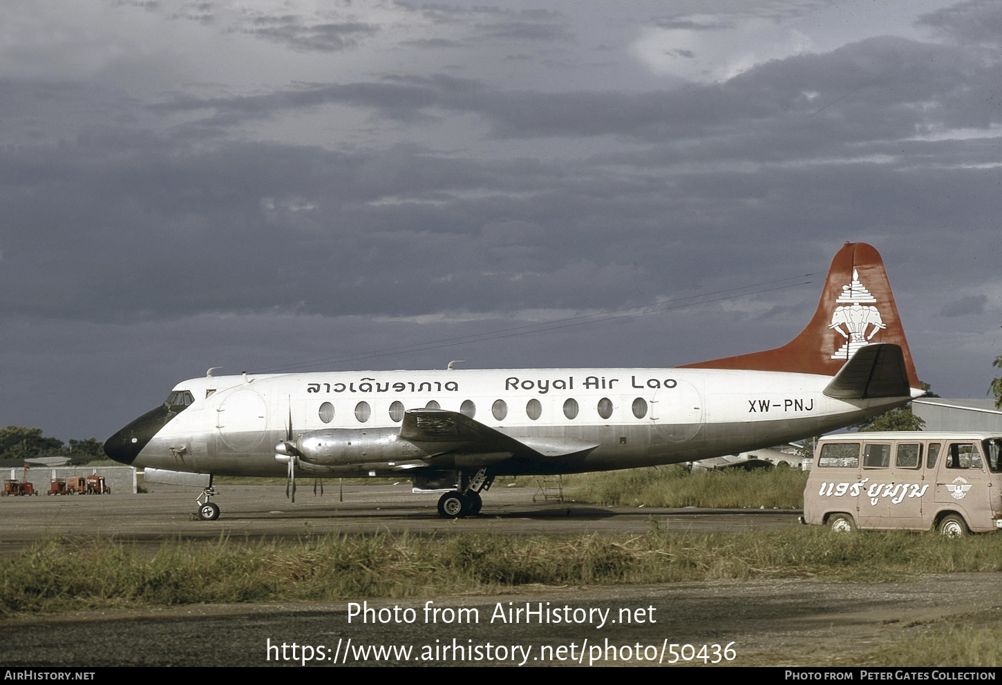 Aircraft Photo Of Xw Pnj Vickers 768d Viscount Royal Air Lao Airhistory Net 50436