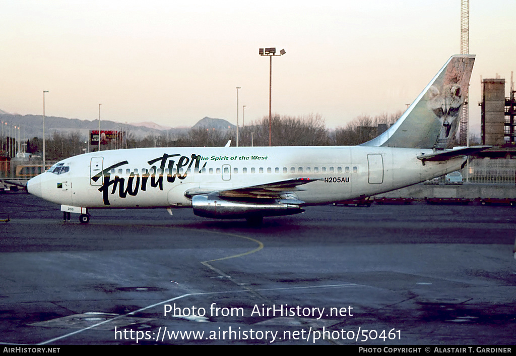 Aircraft Photo of N205AU | Boeing 737-201 | Frontier Airlines | AirHistory.net #50461