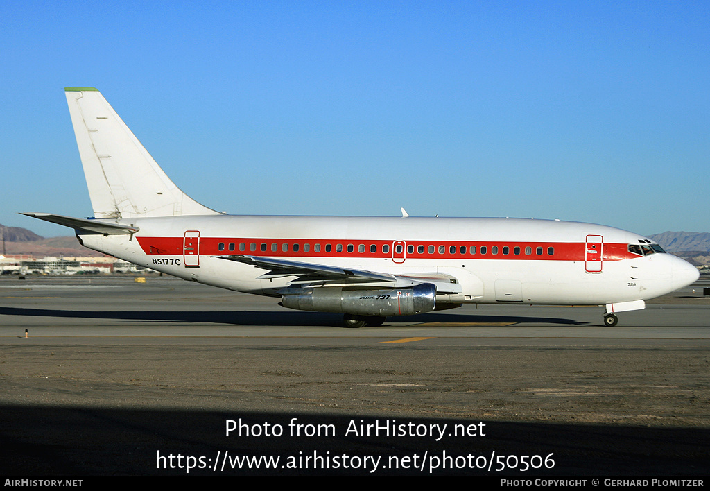 Aircraft Photo of N5177C | Boeing CT-43A (737-253/Adv) | EG & G - Edgerton, Germeshausen, and Grier | AirHistory.net #50506