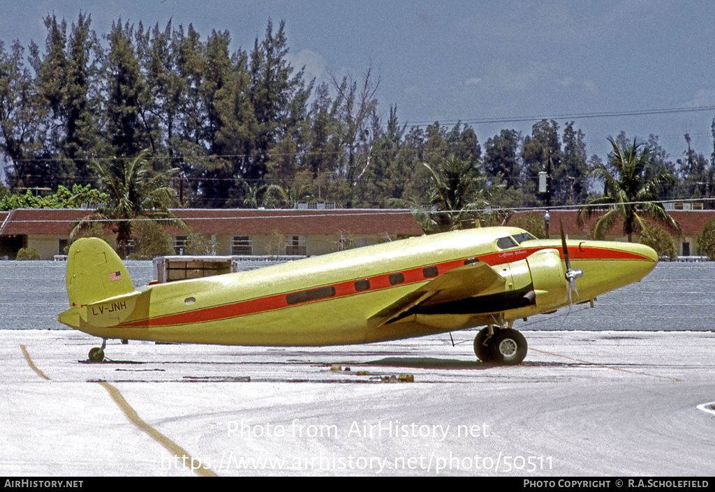 Aircraft Photo of LV-JNH | Lockheed 18-56 Lodestar | AirHistory.net #50511